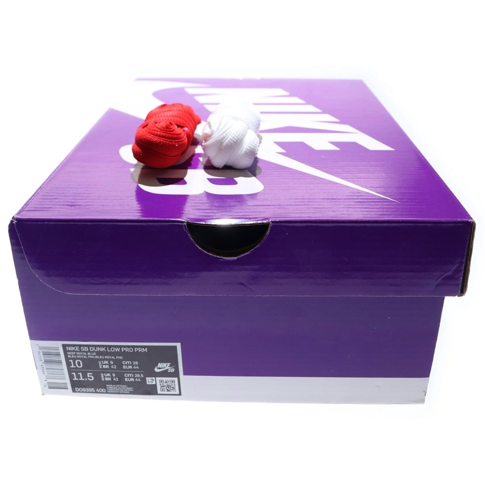 NIKE SB(ナイキエスビー) DUNK LOW PRO PRM LOS ANGELES DODGERS ダンク ロサンゼルス ドジャーズ ローカット スニーカー ホワイト/ブルー US10/28cm DO9395-400