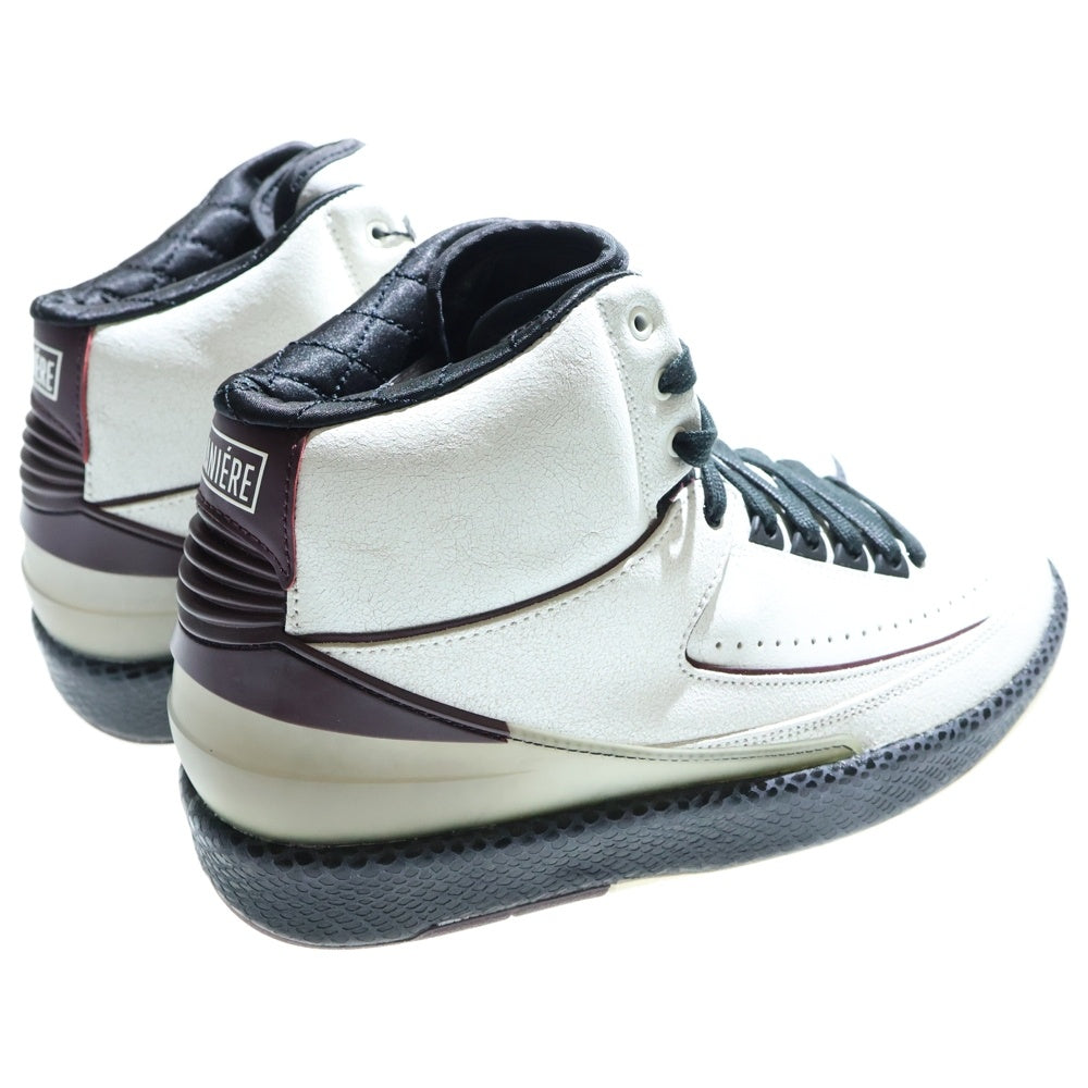 NIKE(ナイキ) ×A MA MANIERE AIR JORDAN 2 RETRO SP ア マ マニエール エアジョーダン 2 レトロ ハイカットスニーカー ホワイト/バーガンディ US10/28cm DO7216-100