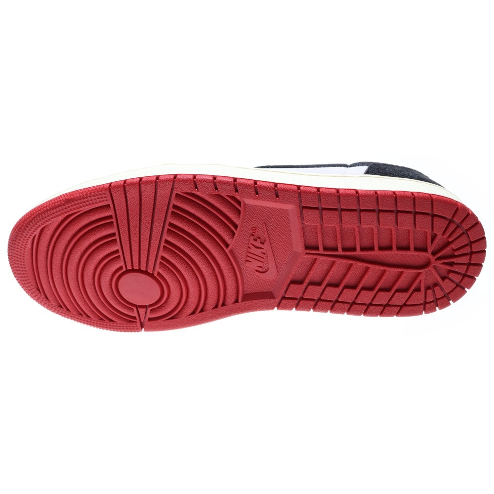 NIKE(ナイキ) ×Trophy Room AIR JORDAN 1 LOW OG トロフィールーム エアジョーダン1 ローカットスニーカー レッド/ブラック US9.5/27.5cm FN0432-100