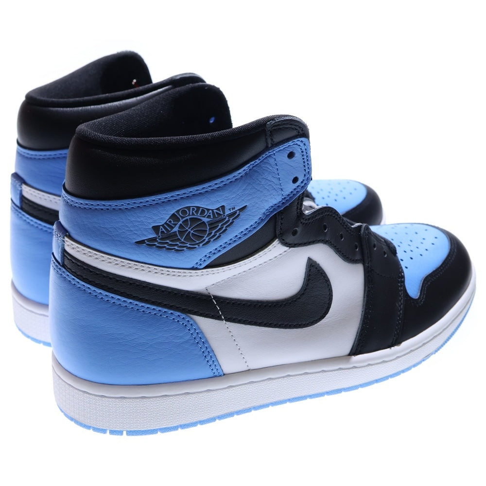 NIKE(ナイキ) AIR JORDAN 1 RETRO HI OG UNIVERSITY BLUE エアジョーダン1 ユニバーシティブルー ハイカットスニーカー ホワイト/ブルー U10/28cm DZ5485-400