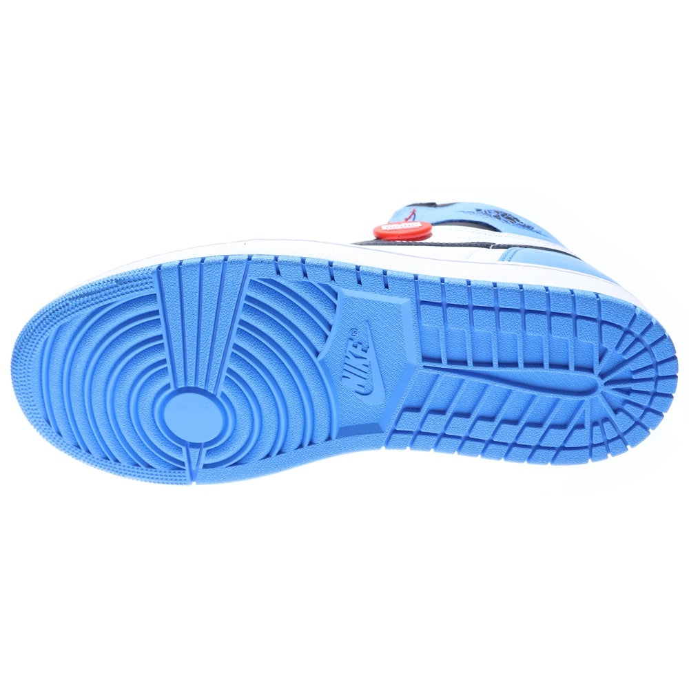 NIKE(ナイキ) AIR JORDAN 1 RETRO HI OG UNIVERSITY BLUE エアジョーダン1 ユニバーシティブルー ハイカットスニーカー ホワイト/ブルー U10/28cm DZ5485-400