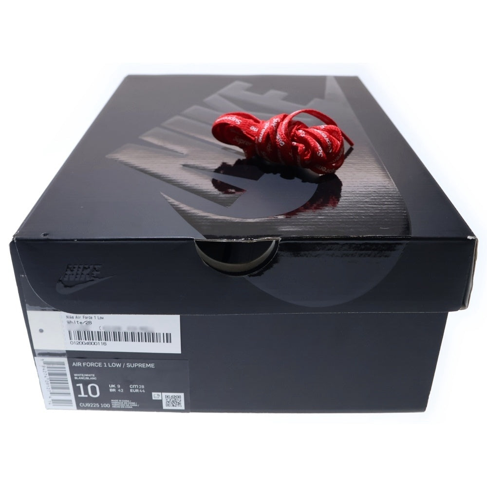 NIKE(ナイキ) ×SUPREME AIR FORCE 1 LOW シュプリーム エアフォース 1 ローカットスニーカー ホワイト US10/28cm CU9225-100