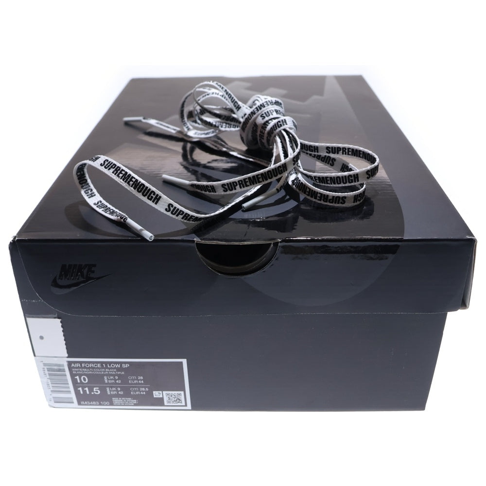 NIKE(ナイキ) ×GOODENOUGH AIR FORCE 1 LOW グッドイナフ エアフォース1 ローカットスニーカー ホワイト/レオパード US10/28cm IM3483-100