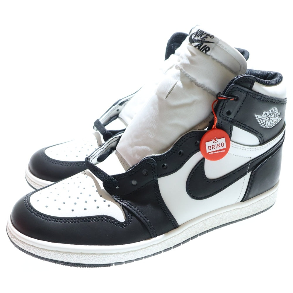 NIKE(ナイキ) AIR JORDAN 1 HIGH 85 エアジョーダン1 ハイカットスニーカー ブラック/ホワイト US9.5/27.5cm BQ4422-001