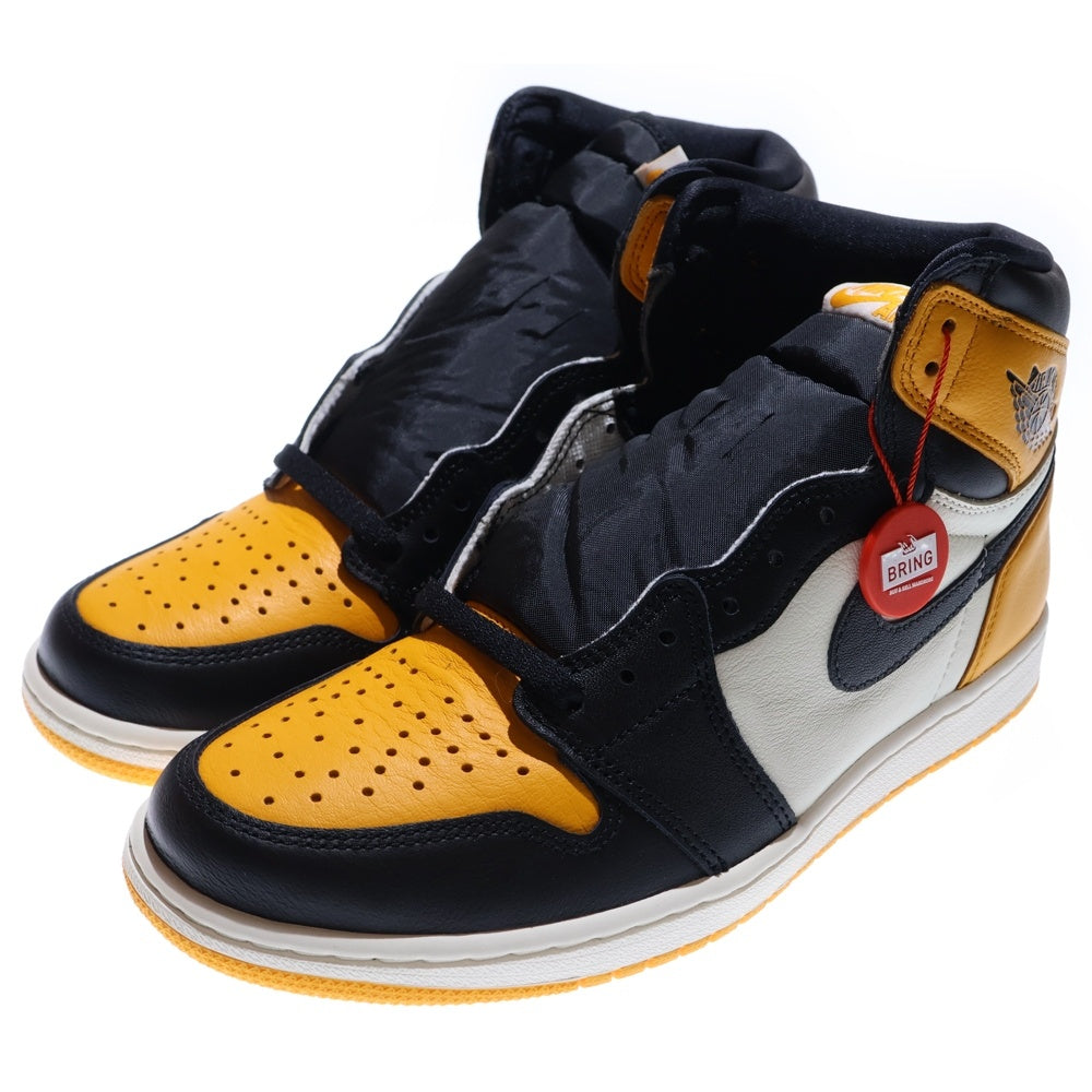 NIKE(ナイキ) AIR JORDAN 1 RETRO HIGH OG TAXI エアジョーダン 1 レトロ タクシー ハイカットスニーカー イエロー/ブラック US10/28cm 555088-711