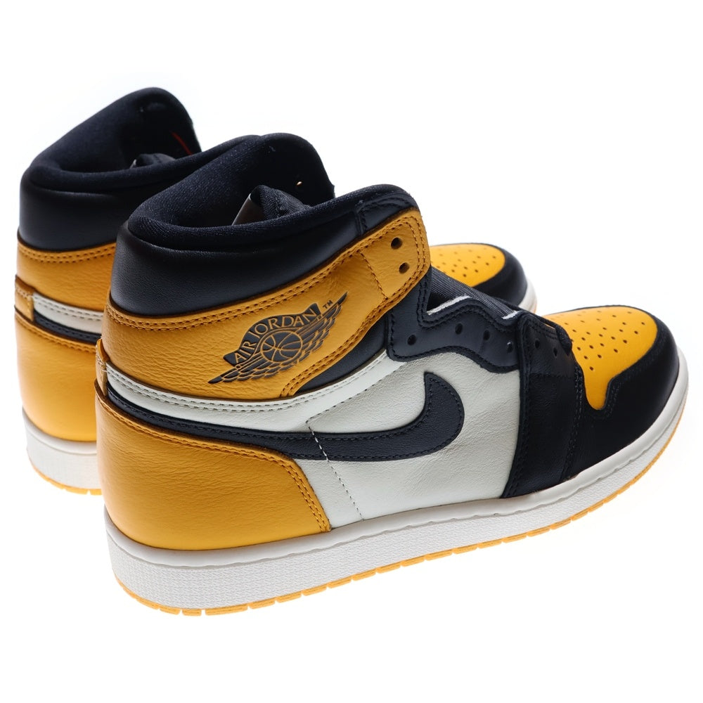 NIKE(ナイキ) AIR JORDAN 1 RETRO HIGH OG TAXI エアジョーダン 1 レトロ タクシー ハイカットスニーカー イエロー/ブラック US10/28cm 555088-711