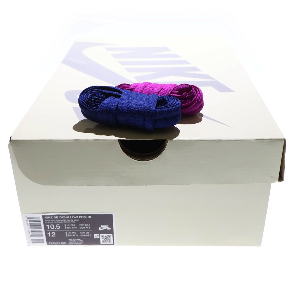NIKE SB(ナイキエスビー) ×RAYSSA LEAL DUNK LOW PRM RL PURE PLATINUM ライッサ レアウ ダンク ローカットスニーカー マルチ US10.5/28.5cm FZ5251-001