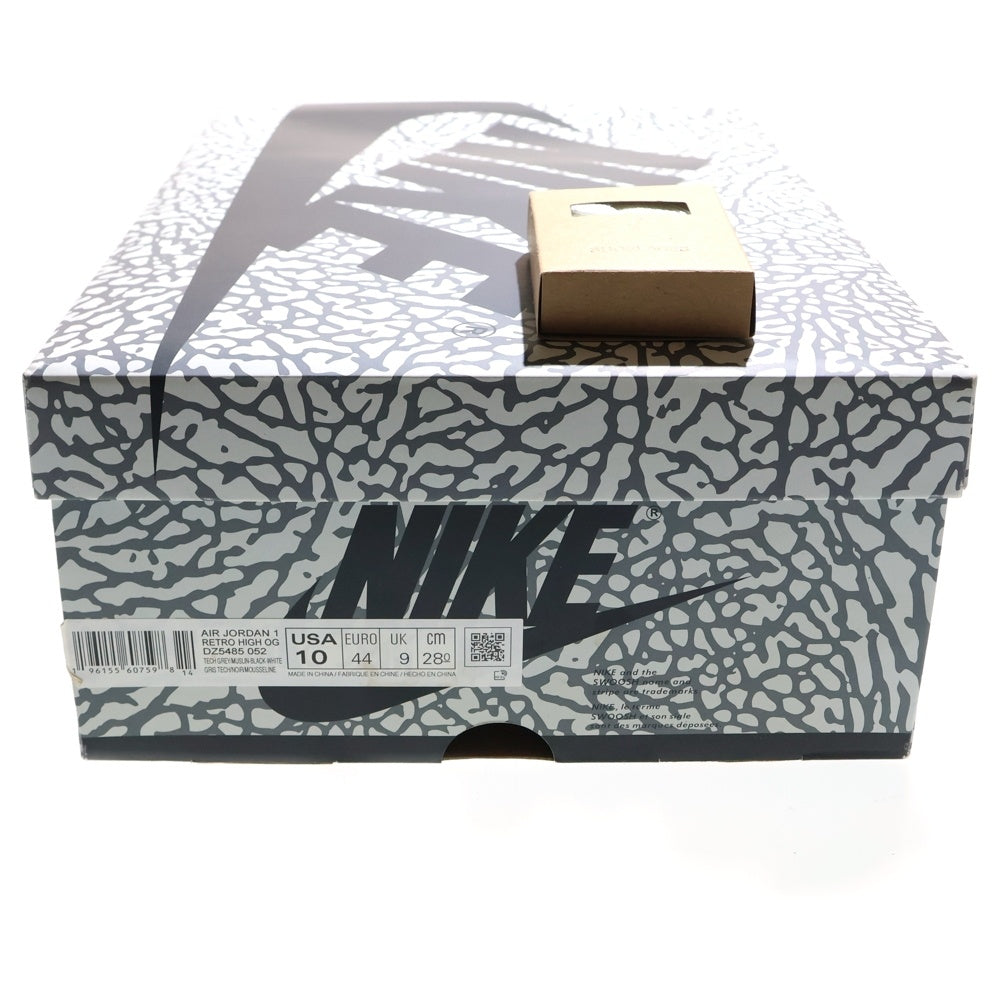 NIKE(ナイキ) AIR JORDAN 1 RETRO HIGH OG WHITE CEMENT エアジョーダン1 セメント ハイカットスニーカー ホワイト/グレー US10/28cm DZ5485-052