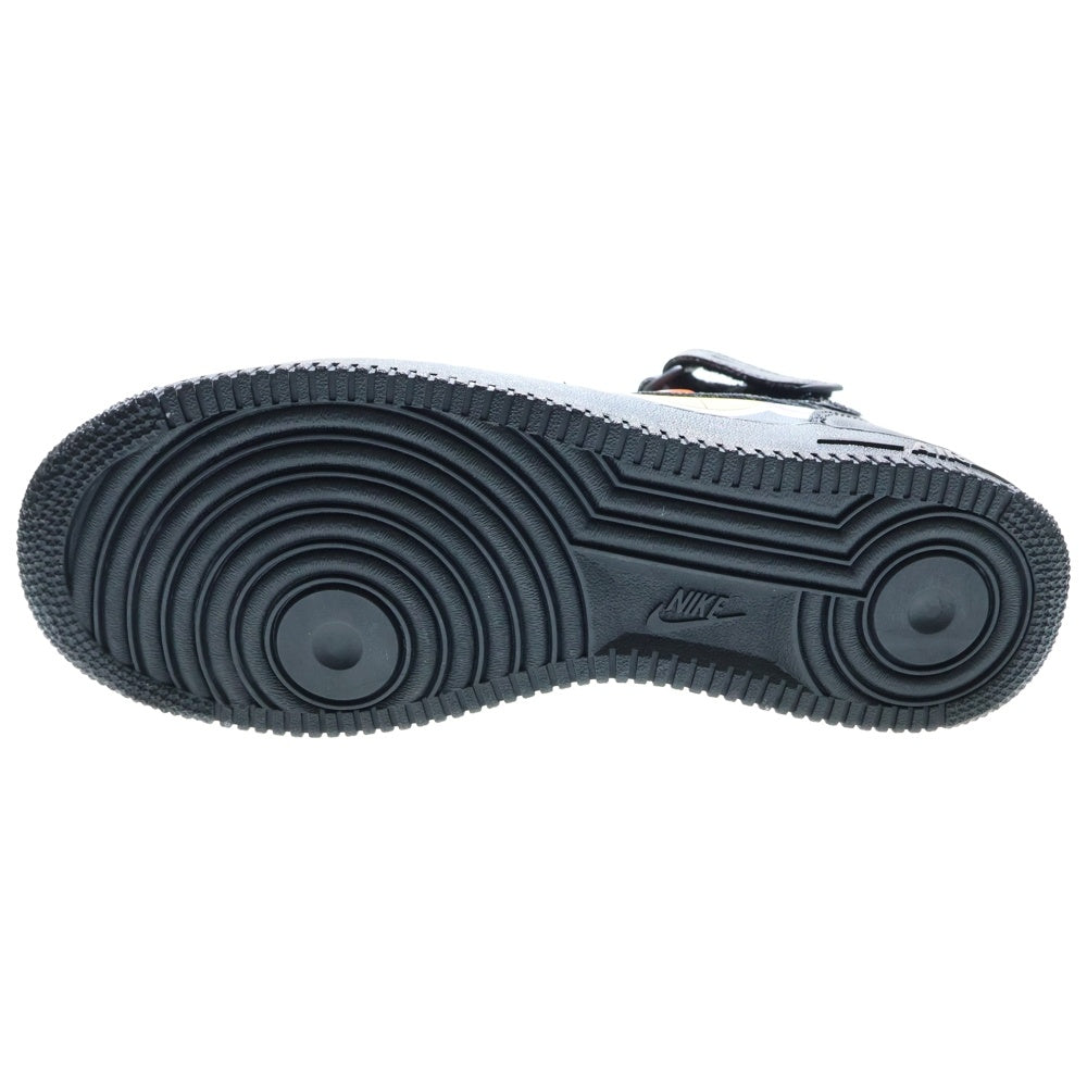 NIKE(ナイキ) ×SUPREME ×NBA AIR FORCE 1 MID TEAM ナイキ エアフォース1 チーム ミッドカットスニーカー ブラック U9.5/27.5cm AQ8017-001