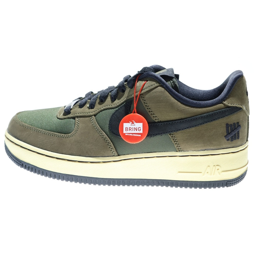 NIKE(ナイキ) ×UNDEFEATED AIR FORCE 1 LOW SP アンディフィーテッド ローカットスニーカー カーキ US9.5/27.5cm DH3064-300