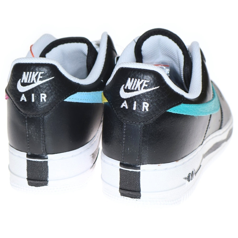 NIKE(ナイキ) ×PEACEMINUSONE AIR FORCE 1 LOW Para-Noise 3.0 ピースマイナスワン エアフォース 1 ローカットスニーカー ブラック US9.5/27.5cm AQ3692-004