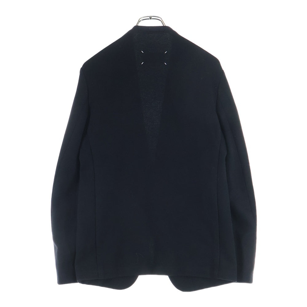 Maison Margiela 10(メゾン マルジェラ) 17AW 四つタグ ノーカラー ジャケット ブラック S30BN0395 S23096
