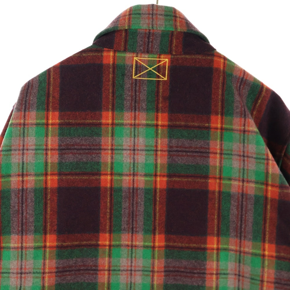 MLVINCE(メルヴィンス) WOOL CHECK JACKET ダブルフラップポケット