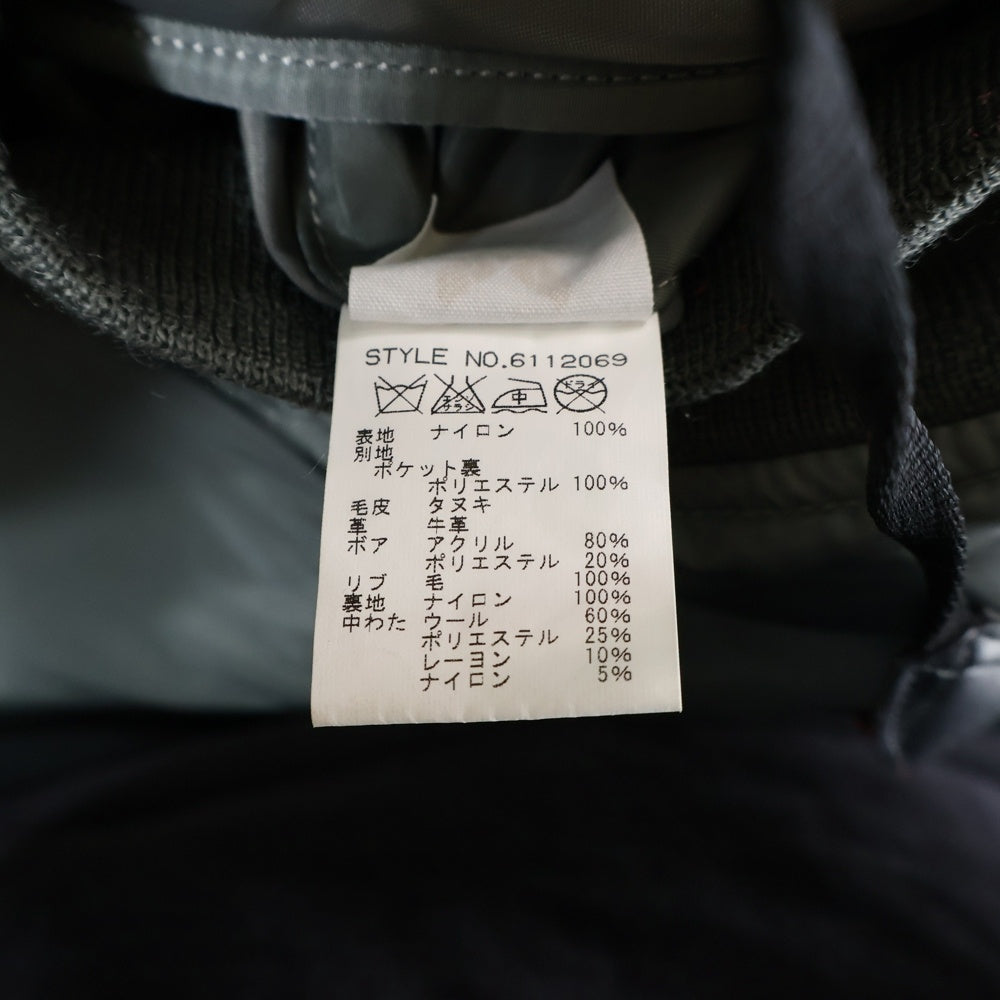 AVIREX(アヴィレックス) N-2A マルチポケット ファー付きフーデッド ジップアップ フライトジャケット カーキ 6112069