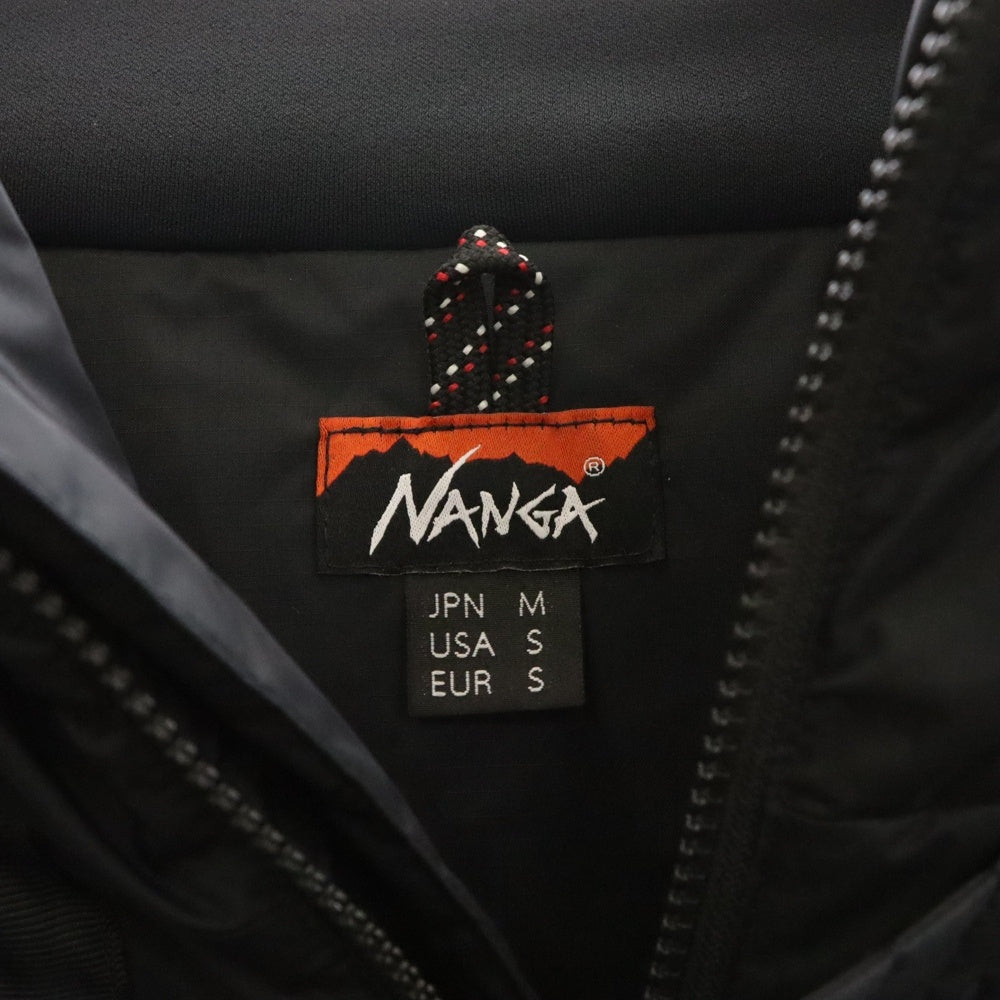 NANGA(ナンガ) 24AW AURORA DOWN FIELD HALF COAT N-3Bタイプ オーロラダウンフィールドハーフコート ブラック