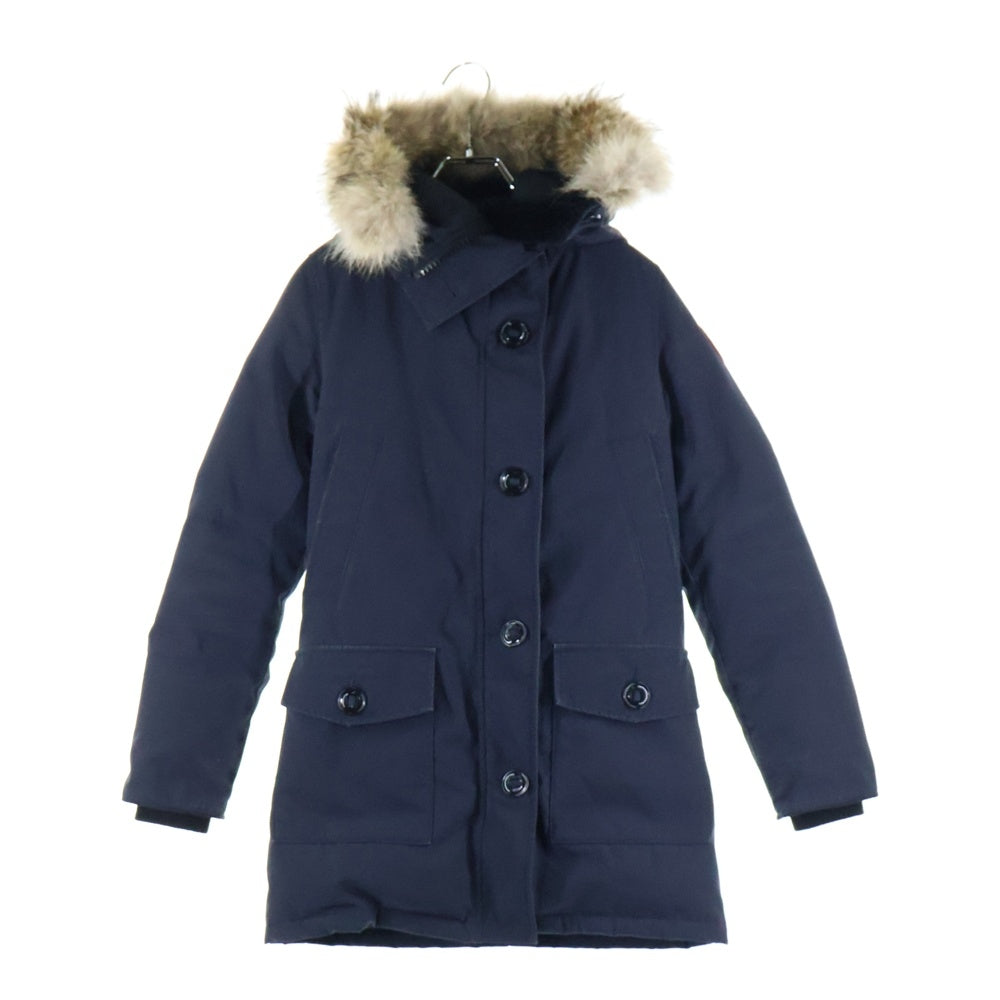 CANADA GOOSE(カナダグース) BRONTE PARKA ブロンテ パーカー ファーフーデッド ダウンジャケット ネイビー レディース 2603JL