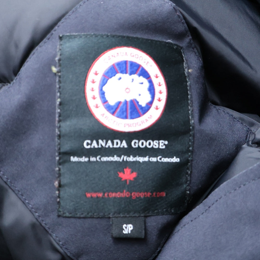 CANADA GOOSE(カナダグース) BRONTE PARKA ブロンテ パーカー ファーフーデッド ダウンジャケット ネイビー レディース 2603JL