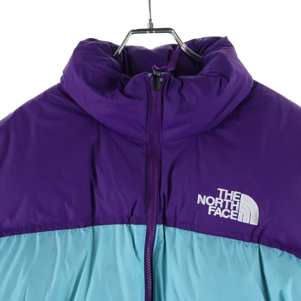 THE NORTH FACE(ザノースフェイス) 1996 RETRO NUPTSE JACKET レトロ ヌプシ ジップアップ ダウンジャケット パープル/ライトブルー NF0A3C8D
