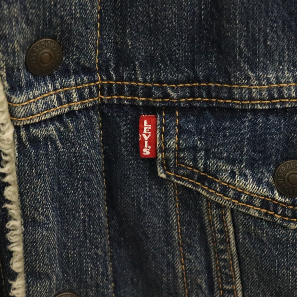 Levi's(リーバイス) TYPE 3 SHERPA TRUCKER タイプスリー トラッカー 裏起毛 デニムジャケット インディゴ PC9-16365-0089
