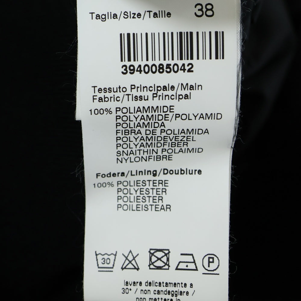 MSGM(エムエスジーエム) ファー付き ジップアップボンバージャケット MA-1 ブラック/ピンク 2541MDH14X