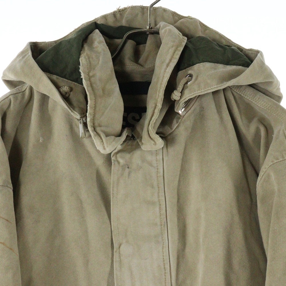 DIESEL(ディーゼル) J-SHANK ジェイシャンク ダック フーデッドジャケット ベージュ A03539