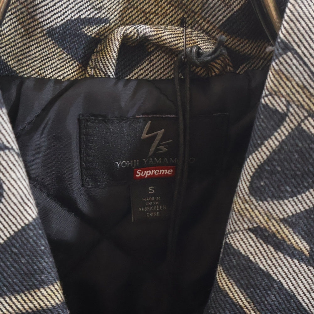 SUPREME(シュプリーム) 25AW ×Y'S Denim Work Jacket ワイズ 総柄 デニムワーク ジャケット マルチカラー