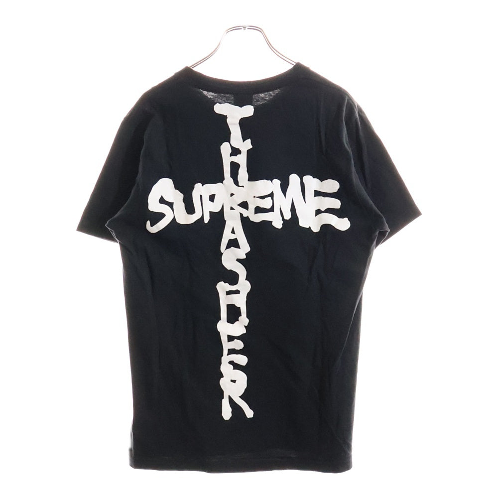 SUPREME(シュプリーム) 24AW ×THRASHER Cross Tee スラッシャー クロス プリント 半袖Tシャツ カットソー ブラック