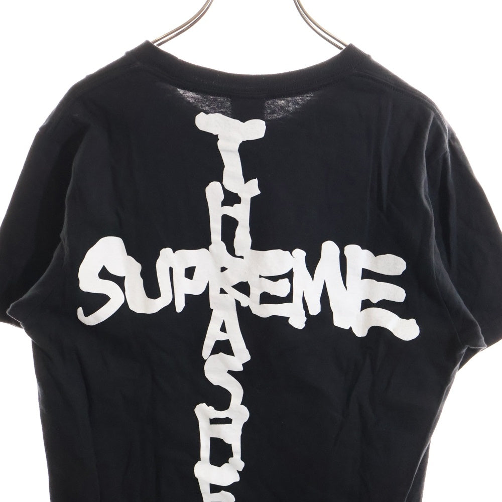SUPREME(シュプリーム) 24AW ×THRASHER Cross Tee スラッシャー クロス プリント 半袖Tシャツ カットソー ブラック