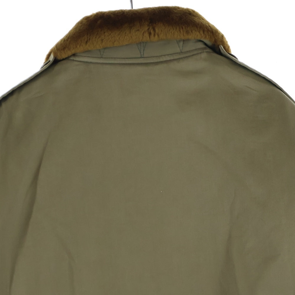 Buzz Rickson's(バズリクソンズ) TYPE B-10 FLIGHT JACKET マルチフラップポケット ファーカラー ジップアップ フライトジャケット グリーン M13499