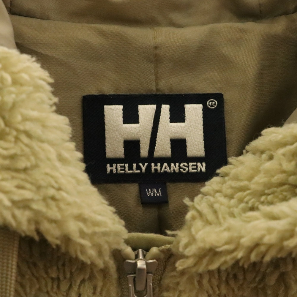 HELLY HANSEN(ヘリーハンセン) FIBERPILE THERMO COAT ファイバーパイル マルチポケット ジップアップ ボア サーモコート レディース グリーン HOE52182