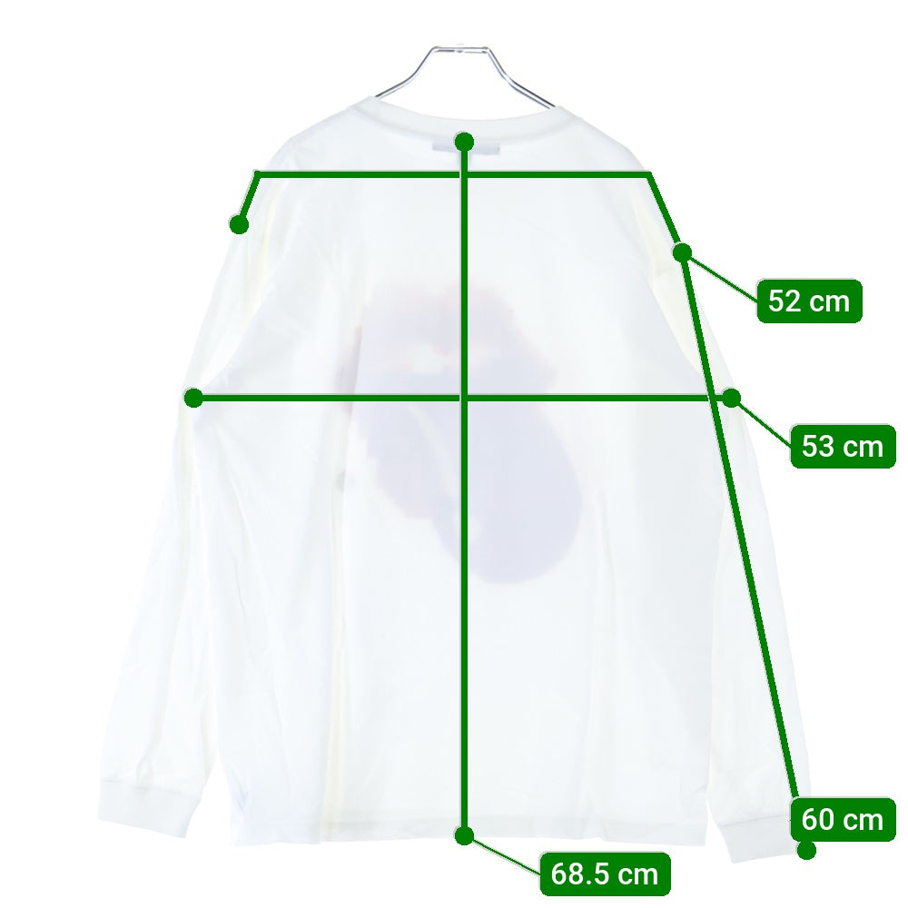 STUD MUFFIN(スタッド マフィン) ピクセルタン 長袖Tシャツ カットソー ホワイト 324-02688