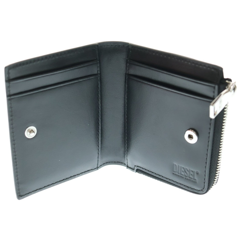 DIESEL(ディーゼル) 1DR Card Holder Zip オーバルDロゴ 二