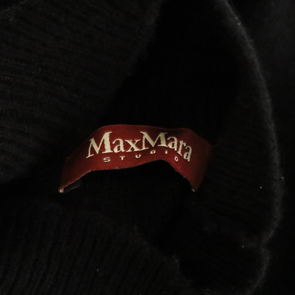 MaxMara(マックスマーラ) フロントスタッズ タートルネックニットセーター レディース ブラック 636610836700