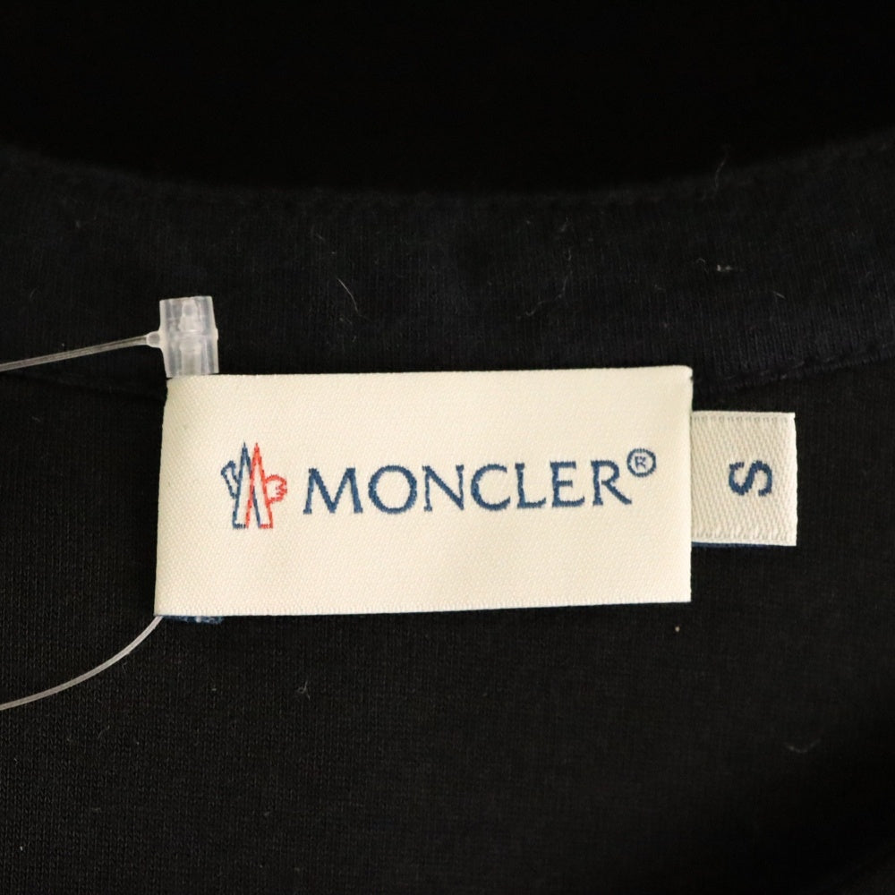 MONCLER(モンクレール) 15AW ABITO アビト クルーネック長袖ワンピース ドレス カットソー レディース ブラック A20938556400 80932