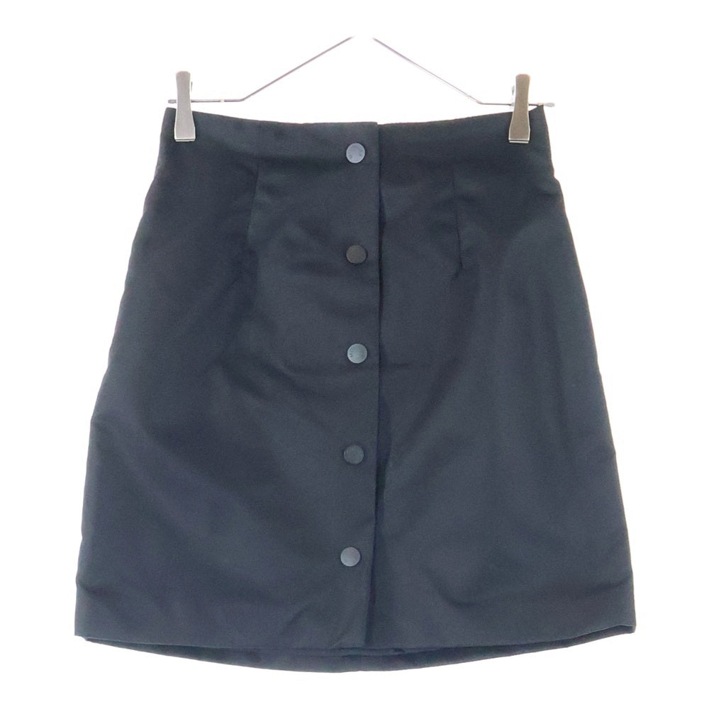 MONCLER(モンクレール) 15AW GONNA ゴナ フロントボタン ナイロンスカート レディース ブラック A20932560600 53082