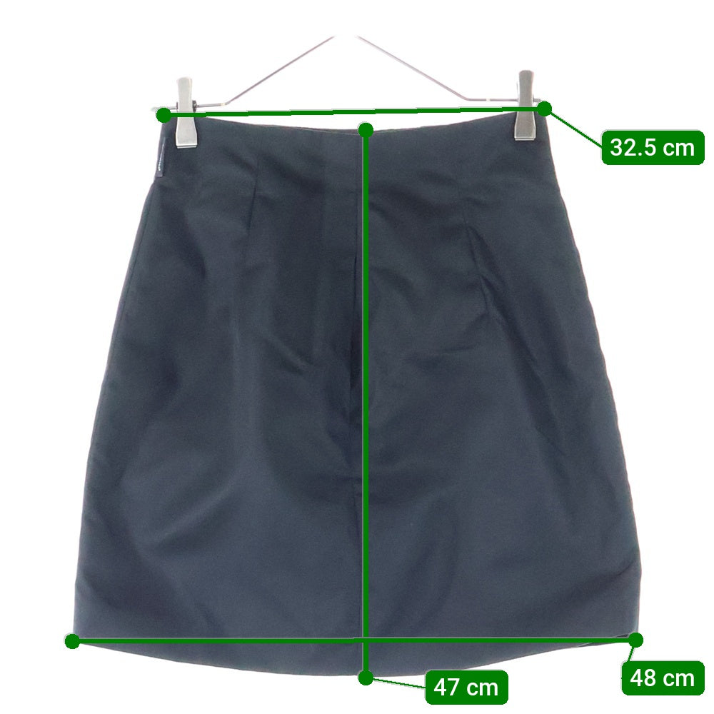 MONCLER(モンクレール) 15AW GONNA ゴナ フロントボタン ナイロンスカート レディース ブラック A20932560600 53082