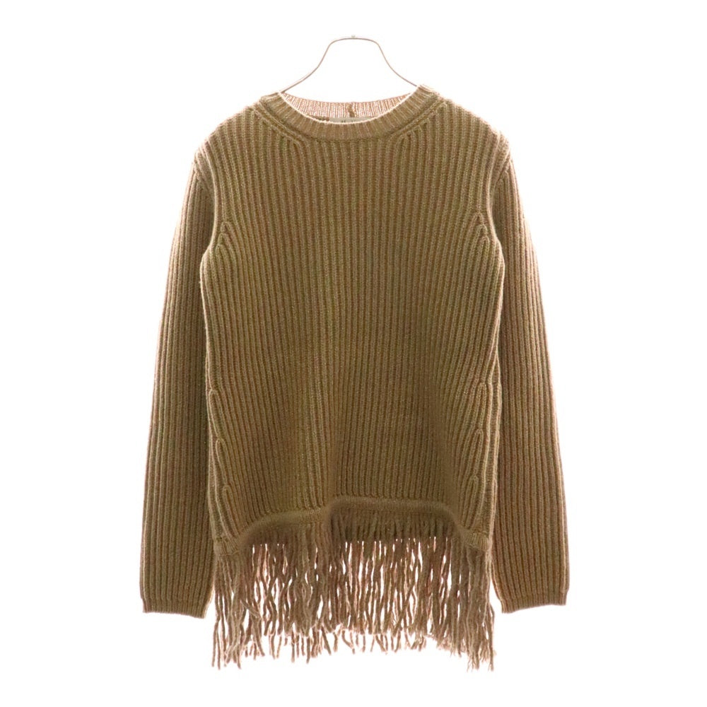 Max Mara(マックスマーラ) フリンジ クルーネックニットセーター レディース ベージュ 13662503 6 70