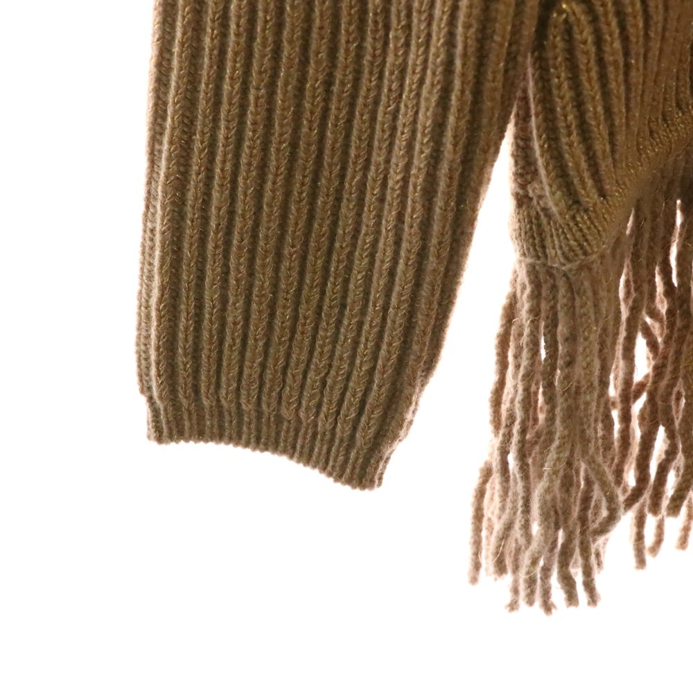 Max Mara(マックスマーラ) フリンジ クルーネックニットセーター レディース ベージュ 13662503 6 70