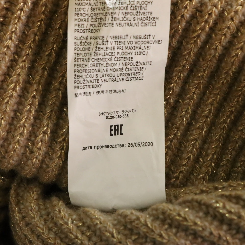 Max Mara(マックスマーラ) フリンジ クルーネックニットセーター レディース ベージュ 13662503 6 70