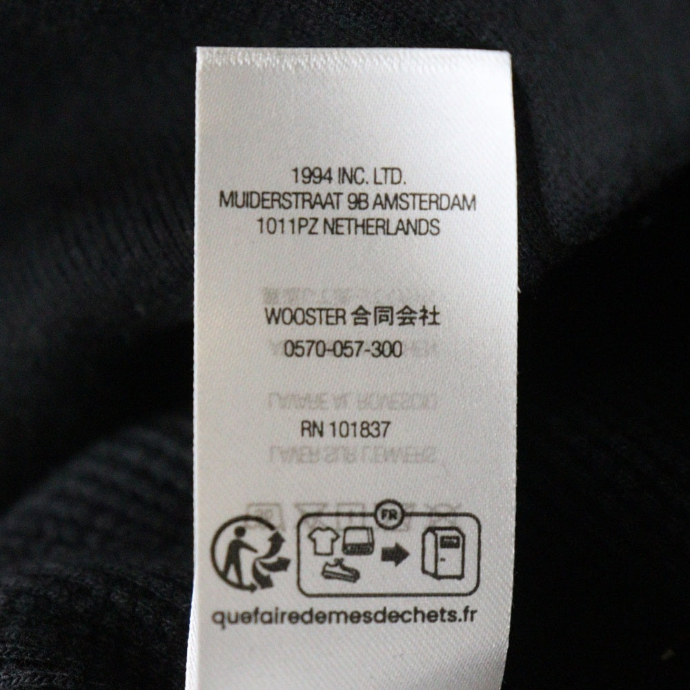 SUPREME(シュプリーム) 24AW Arc Thermal Zip Up Hooded Sweatshirt アーチロゴ サーマルジップフーディー パーカー ブラック/ホワイト