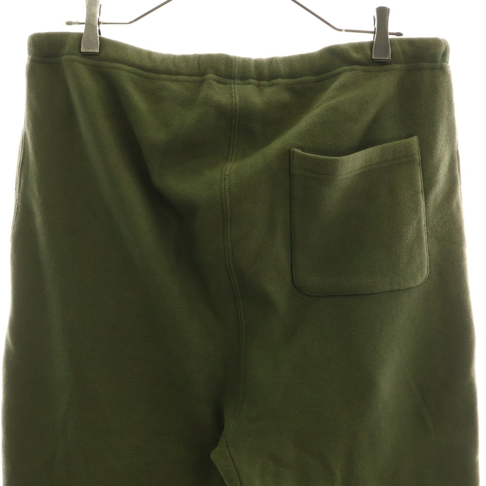 CHAMPION(チャンピオン) JOURNAL STANDARD relume別注 ロゴワッペン刺繍 リバースウィーブスウェットパンツ グリーン C8-W230