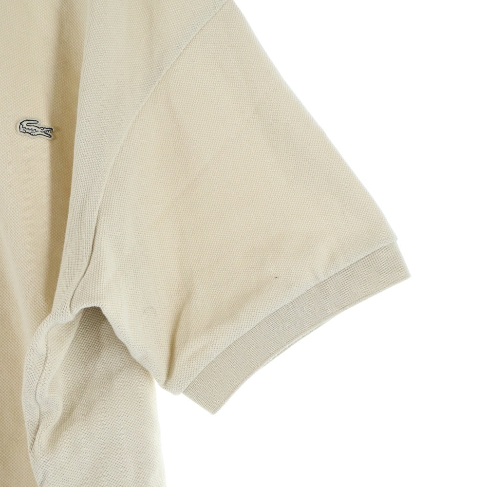 LACOSTE(ラコステ) JOURNAL STANDARD relume別注 ヘビーピケ 胸ワッペンロゴ 半袖ポロシャツ ベージュ PH162MJ