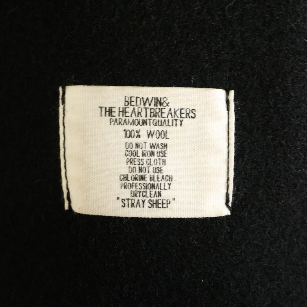 BEDWIN & THE HEARTBREAKERS(ベドウィンアンドザハートブレーカーズ) ウール ロングコート ブラック