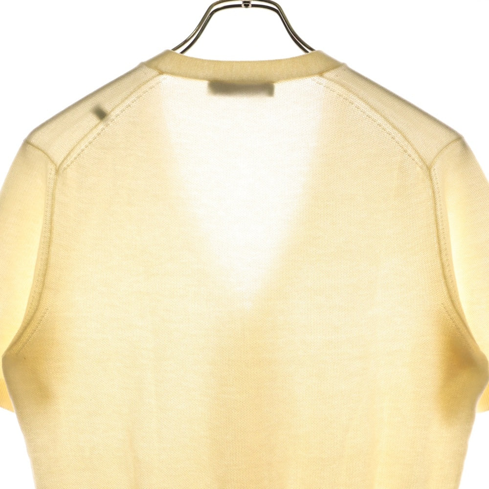 FILIPPO DE LAURENTIIS(フィリッポ デ ローレンティス) 半袖コットンカーディガン レディース アイボリー AFA2829555