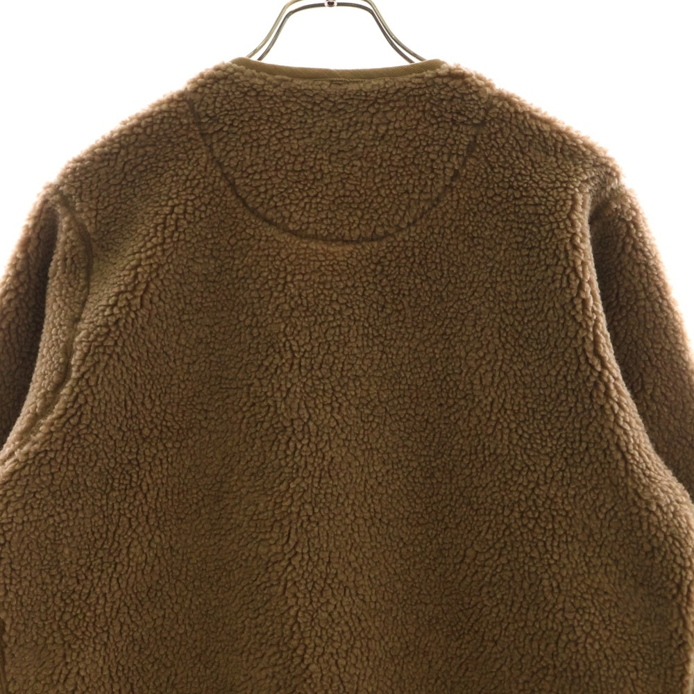 VINCENT ET MIRAILLE(バンソンエミレイユ) BOA CARDIGAN ボアカーディガン ノーカラージャケット レディース ブラウン VM222KB25110