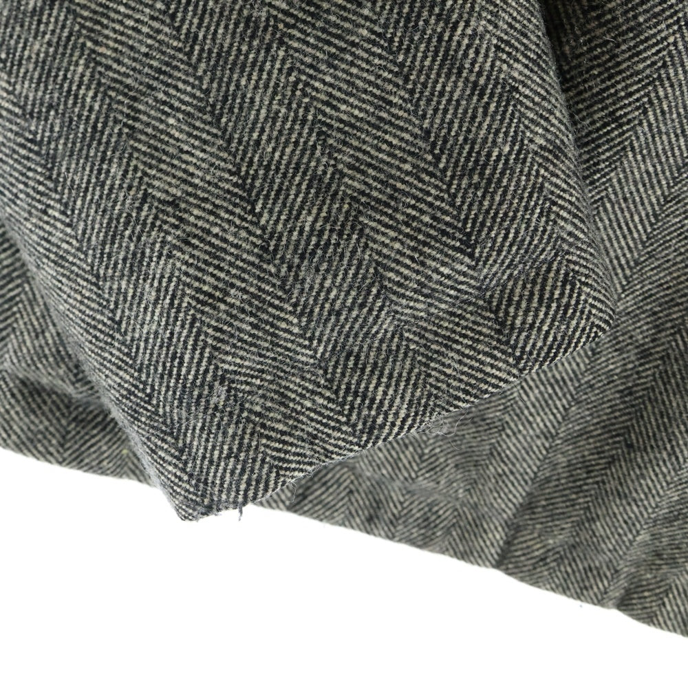 LAVENHAM(ラベンハム) ノーカラー リバーシブル キルティングジャケット ブラック/グレー レディース LVH-19A-022