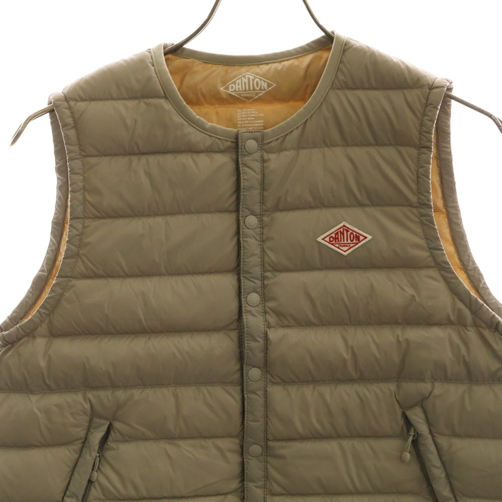 DANTON(ダントン) Inner Down Vest ロゴワッペン インナー ダウン