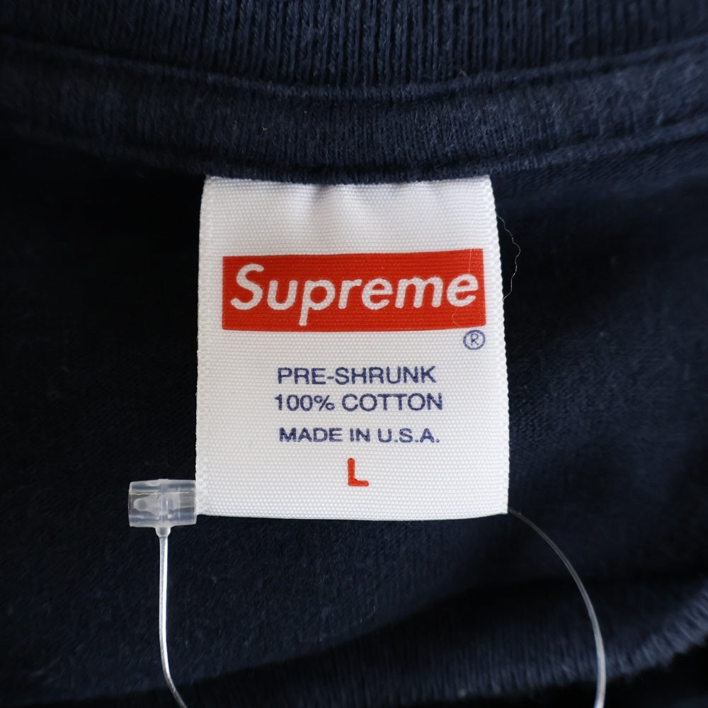 SUPREME(シュプリーム) 23SS Tonal Box Logo Tee トーナル ボックスロゴ プリント クルーネック 半袖Tシャツ カットソー ネイビー