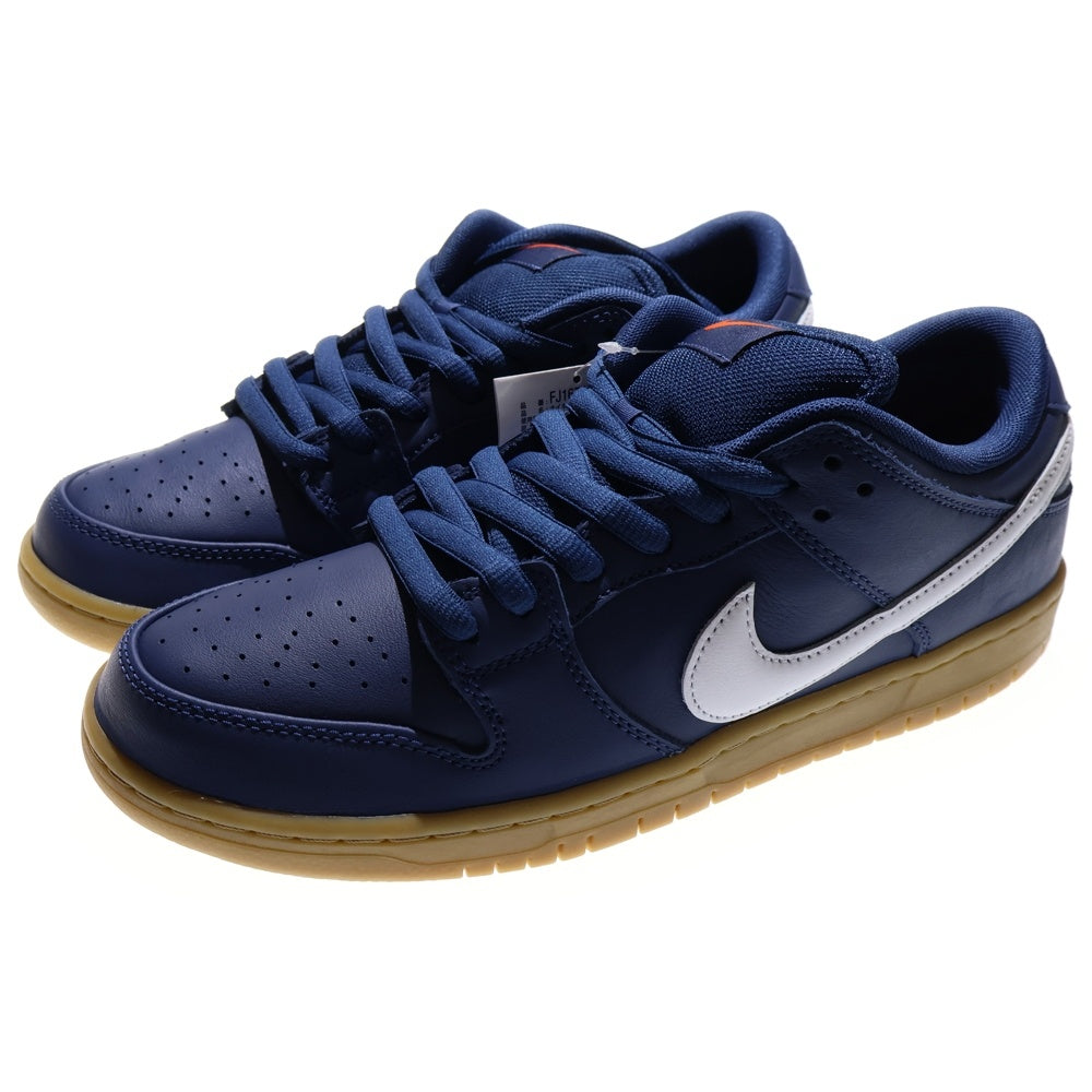 NIKE SB(ナイキエスビー) DUNK LOW PRO NAVY/GUM LIGHT BROWN ダンクロー プロ ネイビーガム ライトブラウン ローカットスニーカー ネイビー US10.5/28.5cm FJ1674-400