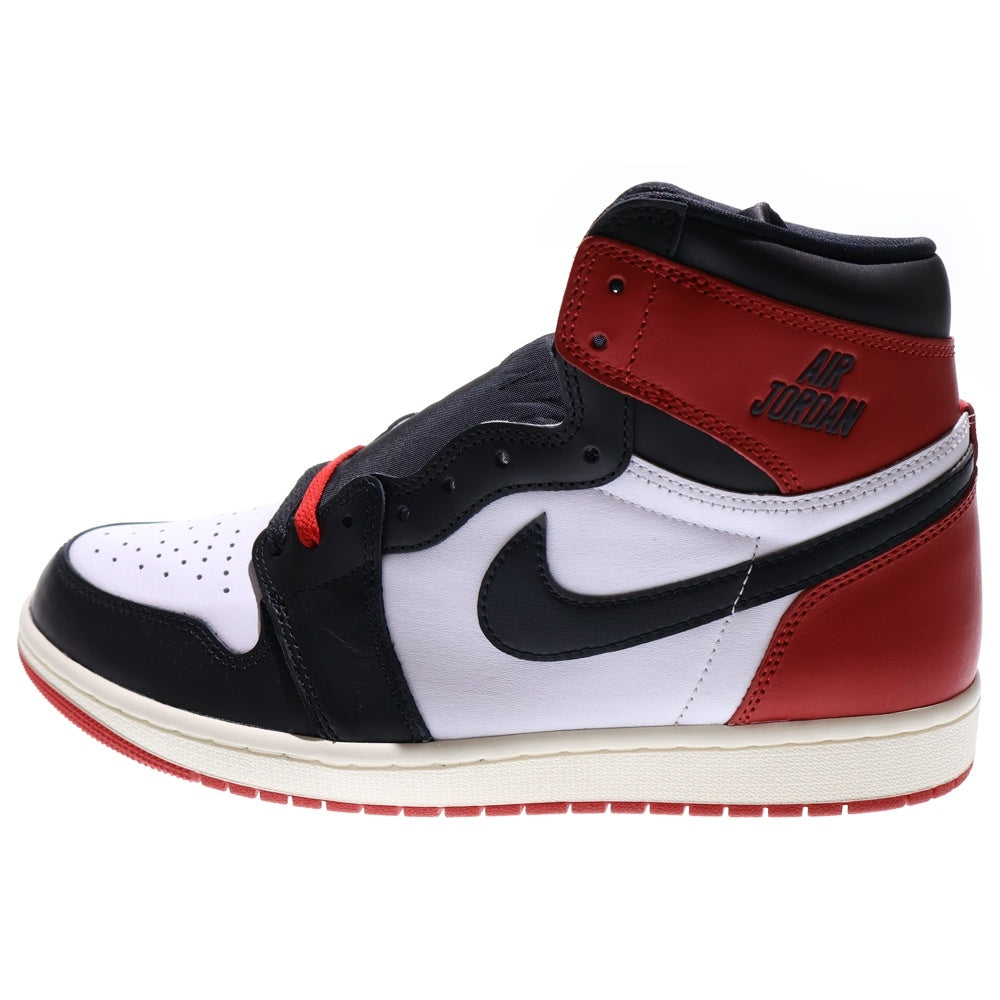 NIKE(ナイキ) AIR JORDAN 1 RETRO HIGH OG BLACK TOE REIMAGINED エアジョーダン1 レトロ OG ブラックトゥリイマジンド ツマ黒 ハイカットスニーカー US11/29cm DZ5485-106